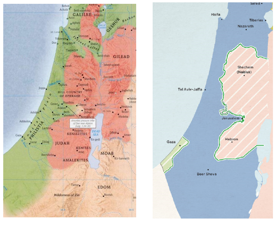 compare conquests of joshua with israel